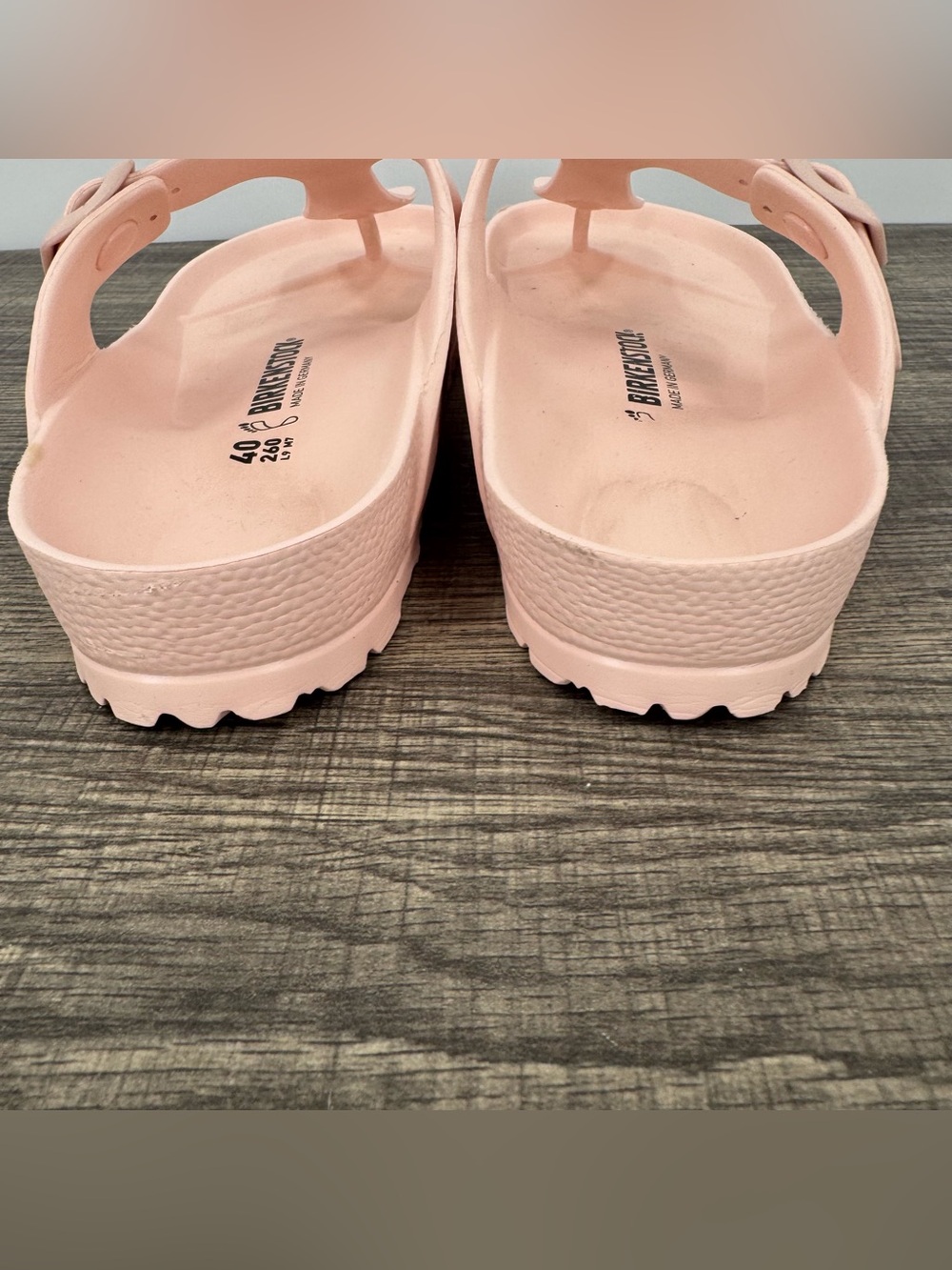 Birkenstock Gizeh Essentials EVA Sandals Light Pink - Picture 6 of 11